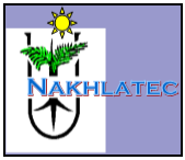 Nakhlatec logo: a palm produced by tissue culture yielding high quality fruits in the field